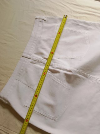 Falda vaquera H&M blanca