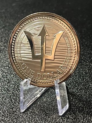 Moneda Plata Barbados 2022 1 oz Tridente