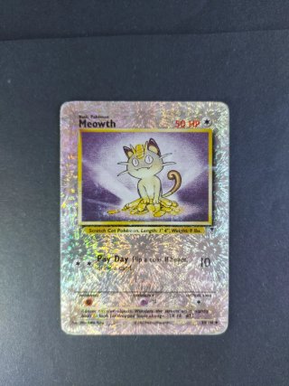 Carta Pokemon Meowth 53/110 Reverse Fireworks 2002
