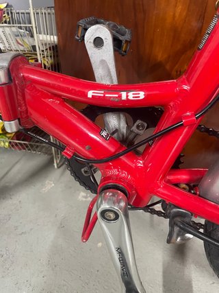 Bicicleta Plegable Monty F-18 Roja