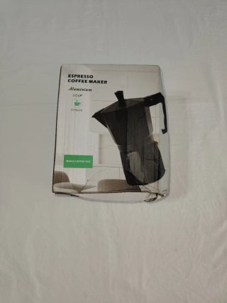 Cafetera Moka Italiana 3 Tazas Negra