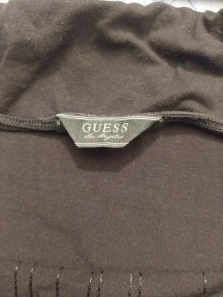 Maglietta Guess nera con paillettes