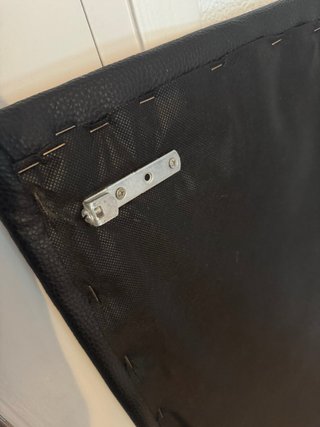 Cabecero Cama Negro 145x55cm Piel Sintética