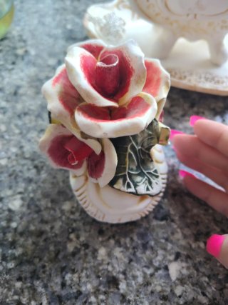 Sopera Vintage Porcelana con Plato