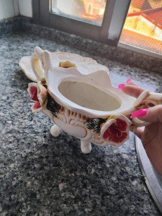 Sopera Vintage Porcelana con Plato