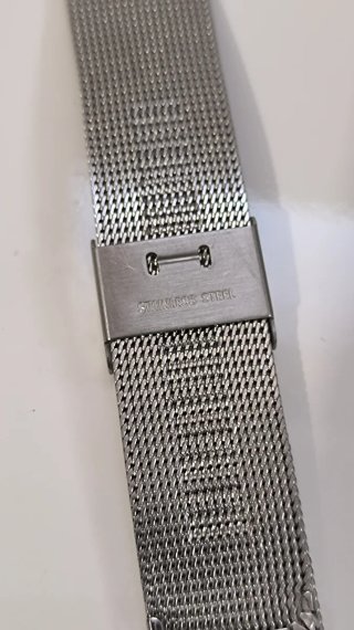Correa Swatch Malla 17mm Plata