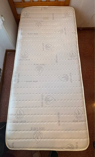 Colchón Viscoelástico y base Tapiflex 90x200cm