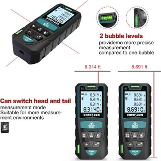 Medidor Distancia Láser Digital RUCKSEED S2