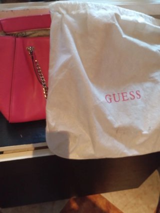 Bolso Guess Nikki Shopper Rosa