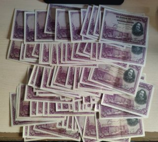 Lote 100 Billetes Españoles 50 Pesetas