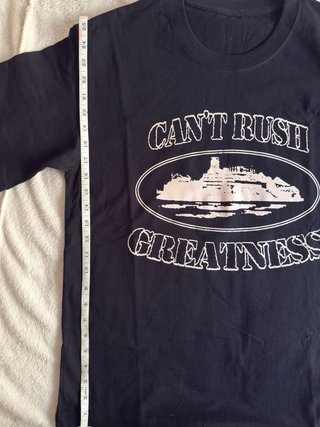 Camiseta Corteiz Can't Rush Negra
