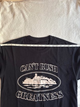Camiseta Corteiz Can't Rush Negra