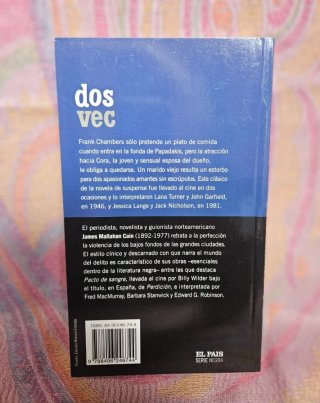 Libro El Cartero siempre llama dos veces