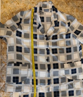 Conjunto de señora estampado cuadros