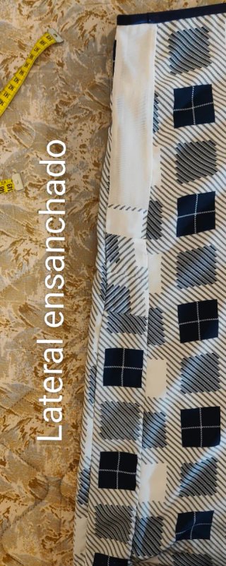 Conjunto de señora estampado cuadros