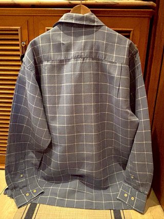 CAMISA CUADROS AZUL HOMBRE XL