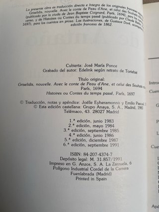 Cuentos de Antaño Ilustraciones de Gustave Doré