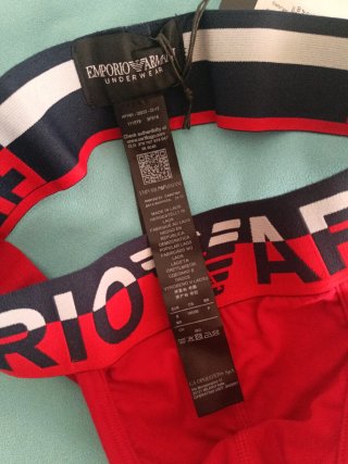 Suspensorio Emporio Armani Algodón Talla S