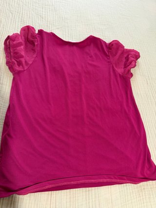 Blusa Naf Naf rosa talla S