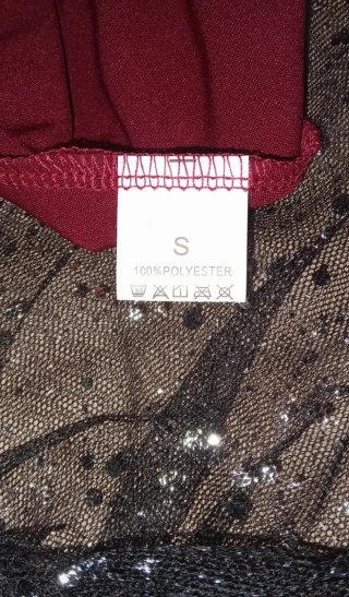Vestido tul brillante