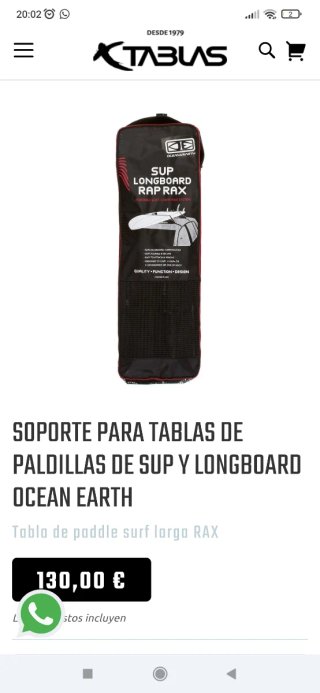 Porta tablas SUP/Longboard Ocean&Earth.