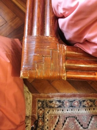 Cama y mesillas Roche Bobois