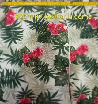 Falda short estampado floral