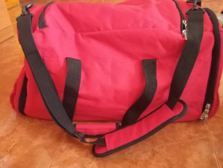 Bolsa de viaje Ferrari Roja