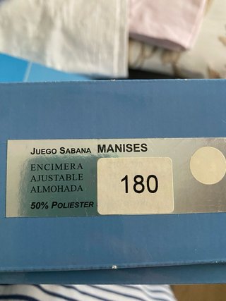 Juego de sábanas Cañete 180cm sin estrenar