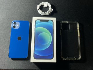 iPhone 12 64GB Blu Molto curato Libero Scatola originale