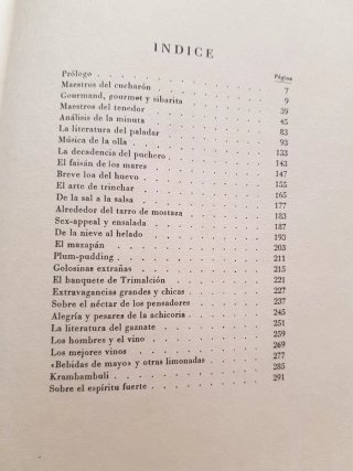 Historia de la gastronomía. Harry Schraemli