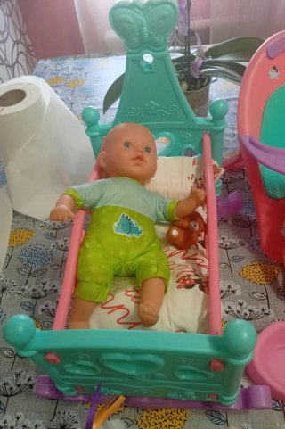 Lote Juguetes Bebé Muñecos Cuna Accesorios