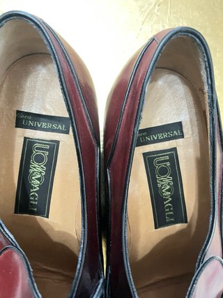 Scarpe eleganti Universal vera pelle rosse