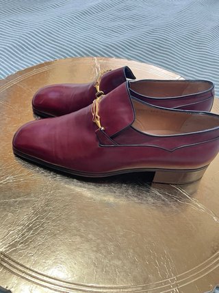 Scarpe eleganti Universal vera pelle rosse