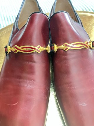 Scarpe eleganti Universal vera pelle rosse