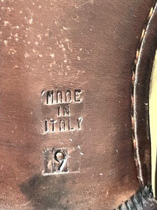 Scarpe eleganti Universal vera pelle rosse