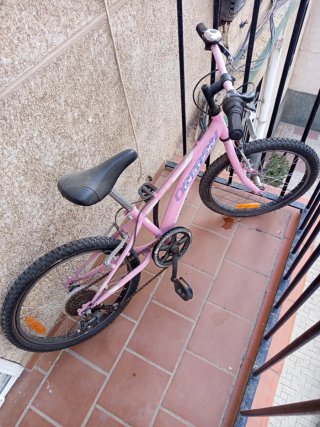 Bicicleta infantil niña rosa