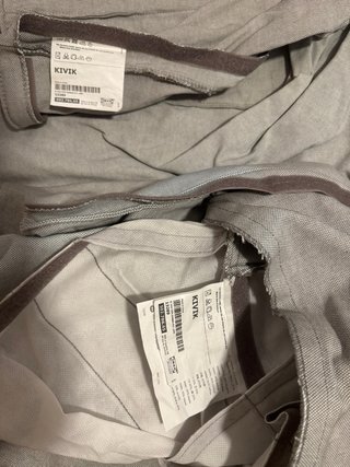 Funda Sofá KIVIK Gris 2 + Chaise Longue (USADOS)