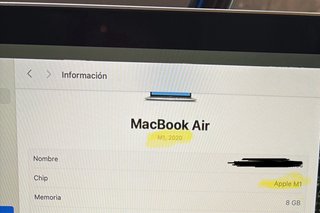 MacBook Air M1 2020 Argento