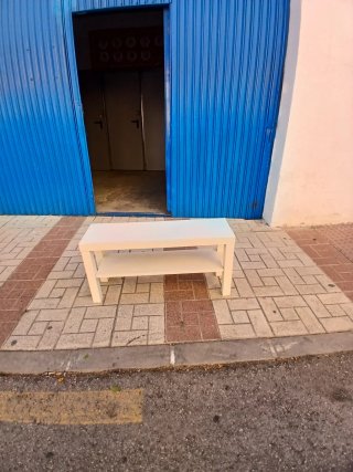 Zapatero blanco de madera