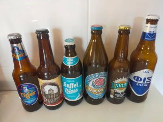 22 Bottiglie di Birra Vuote da Collezione