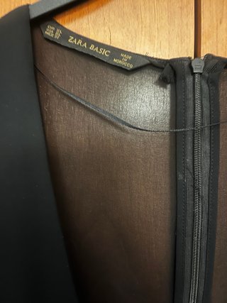 Top Zara Gasa Negro