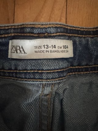 Pantalón vaquero ancho azul  Talla 13-14