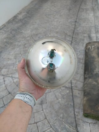 Foco de piscina de cristal