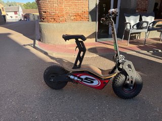 Patinete Velocifero Off-Road Negro/Rojo