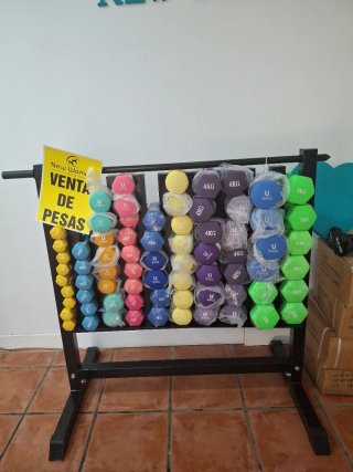 Par Mancuernas Hexagonales 10kg