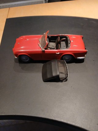 Maqueta Triumph TR4A Escala 1:38