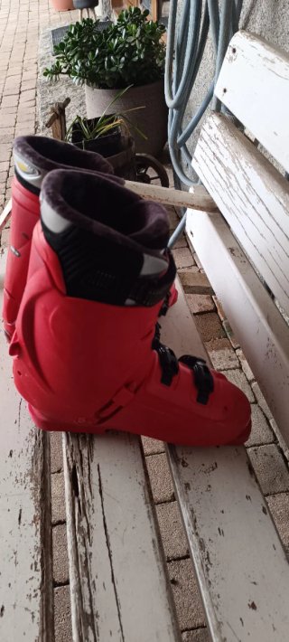 Botas de esquí Salomon Evolution Rojas