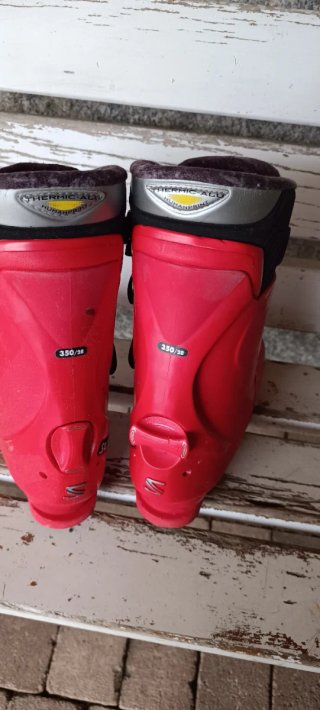 Botas de esquí Salomon Evolution Rojas