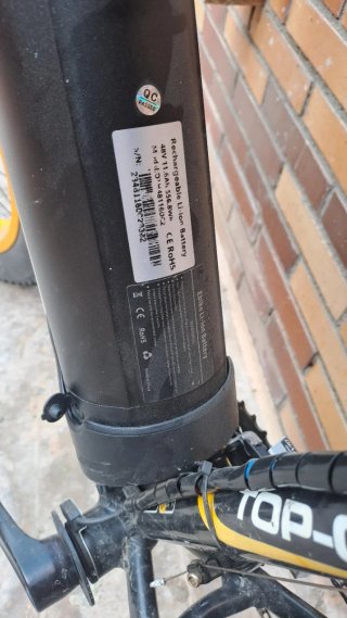 Bicicleta Eléctrica Fat Bike Negra